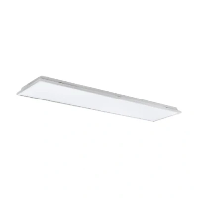 Imagen de Eglo LED lámpara de techo Urtebieta, panel metal y superficie luminosa plástico en color blanco, iluminación cocina, luz blanco neutro, L x A 119,5 cm