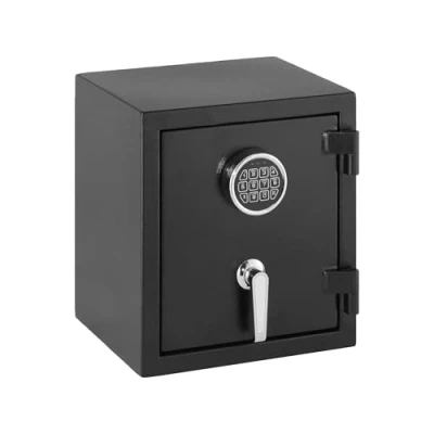 Imagen de Amazon Basics Caja fuerte resistente a incendios, con teclado electrónico programable, 23,5 litros, negro, 36 x 31 40 cm (ancho prof. alto)