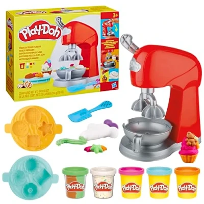 Imagen de Play Doh Kitchen Creations Batidora mágica Mezclador de Juguete con Accesorios Cocina Manualidades para niños y niñas