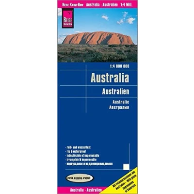 Imagen de Australia, mapa impermeable de carreteras. Escala :4.000.000 impermeable. Reise Know How.: reiß und wasserfest (world mapping project) (Australia (1:4.000.000))