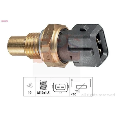 Imagen de EPS 1.830.270 Sensor de Temperatura del Refrigerante Made in Italy OE Equivalent
