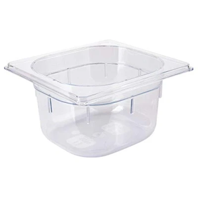 Imagen de METRO Professional Cubeta GN 1/6, 100 mm, policarbonato, transparente