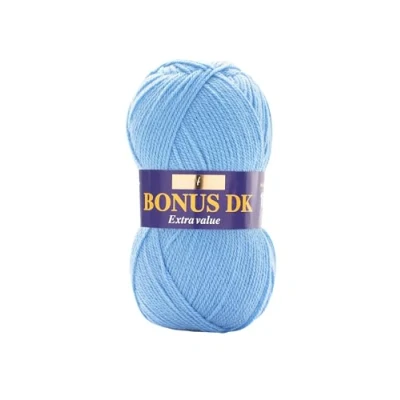 Imagen de Hayfield Lana de Tejido Doble Bonus DK (100 g), Hilo, Bluebell, 19 x 9 cm