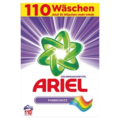 Imagen de Ariel Detergente en polvo, protección de color, 7,15 kg, 1 unidad (1 x 110 lavados)