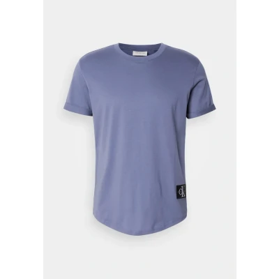 Imagen de Calvin Klein Jeans Badge TURN UP Sleeve Camiseta básica, Hombre, Talla: Small, Grisaille