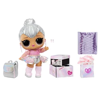 Imagen de L.O.L. Surprise! Muñeca Grande Kitty Queen con Sorpresas a la Moda, Zapatos, Vestidos y Accesorios. Incluye un Escritorio, una Silla Fondo de Juego. Muñecas para Coleccionar Niños 3+ Años