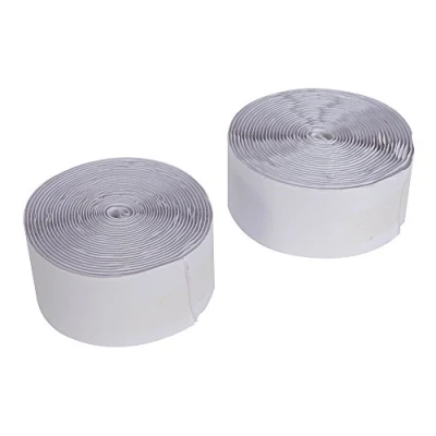 Imagen de FIXMAN Silverline 316144 Cinta, 2 rollos (1 hembra y 1 macho) de 5 m x 50 mm, color blanco,