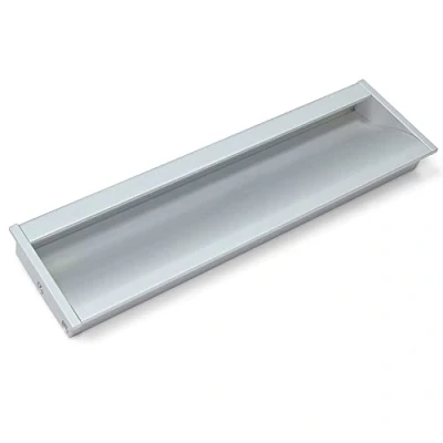 Imagen de EMUCA Tiradores para mueble, intereje 160mm, L 190 mm, Aluminio, Anodizado mate, 5 ud.