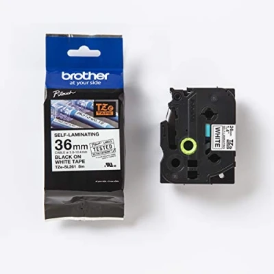 Imagen de BROTHER TZeSL261 tape Black on White