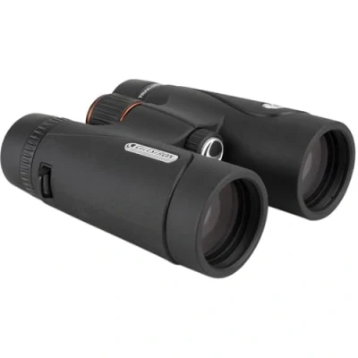 Imagen de Celestron 71407 TrailSeeker ED: prismáticos con prisma de techo 10 x 42, lente revestimiento múltiple completo, BaK 4, negro