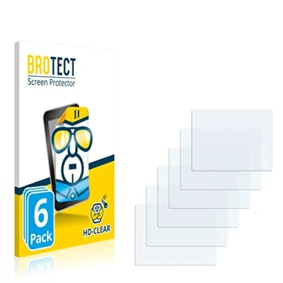 Imagen de BROTECT Protector Pantalla para Nintendo Gameboy Advance GBA SP Transparente (6 Unidades) Anti Huellas