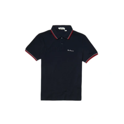 Imagen de Ben Sherman Signature Polo, Azul (Dark Navy 25), Medium para Hombre