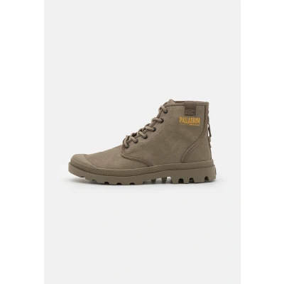 Imagen de Palladium Pampa HI Unisex Botines con cordones, Talla: 44, Dusky green Zapatos