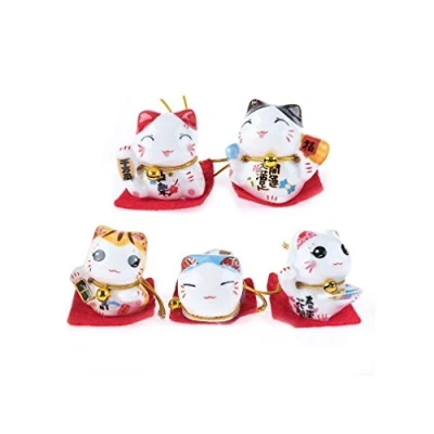 Imagen de Lachineuse Maneki Neko Estuche de 5 Figuras