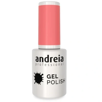Imagen de Andreia Pintauñas Semipermanentes Esmalte Semipermanente Profesional para Uñas de Gel Manicura con Brillo Intenso que Dura Hasta 4 Semanas Color 206 Rosa Sombras Roja 10,5 ml