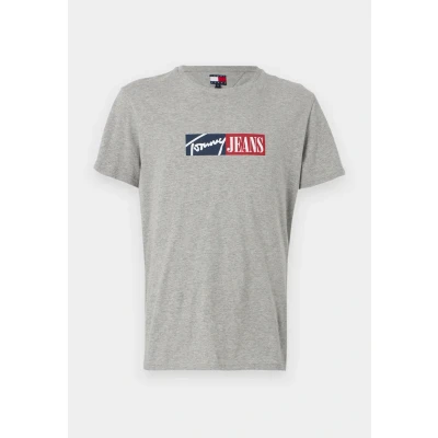 Imagen de Tommy Jeans SLIM Entry Graphic TEE Camiseta estampada, Hombre, Talla: 52, Grey