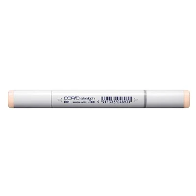 Imagen de Copic Sketch R01, Vainilla rosado, Rotulador doble con punta mediana y de pincel.