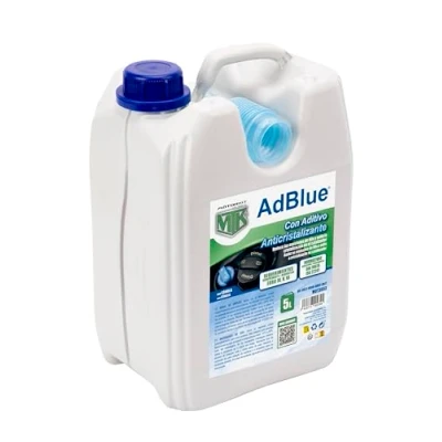 Imagen de Motorkit AdBlue con Aditivo Anticristalizante en Garrafa de 5 litros Cánula. Reduce Las Emisiones NOx y Evita la Cristalización enj el Catalizador. Cumple Euro IV, V Vi