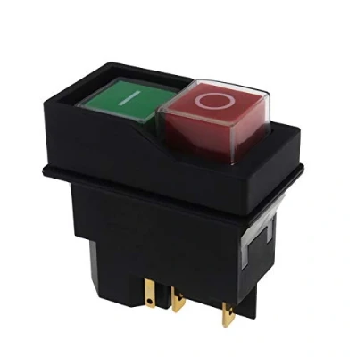 Imagen de OTOTEC 1P Botón de Encendido Y Apagado Apto para Belle Minimix 240V Mezclador Eléctrico Cemento Hormigón Interruptor IP55