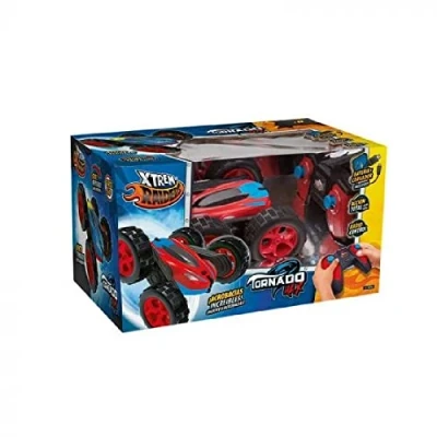 Imagen de Xtrem Raiders Tornado MAX Coche Teledirigido Acrobático Niños 8 Años Reversible Gira 360º Ruedas Off Road Juguete RC