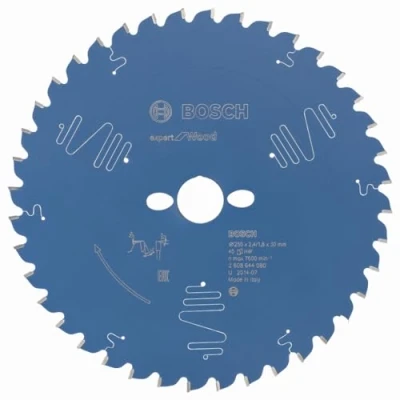 Imagen de Bosch Profesional 2608644080 Disco de sierra circular CSB Expert madera: 250x30x40D neg