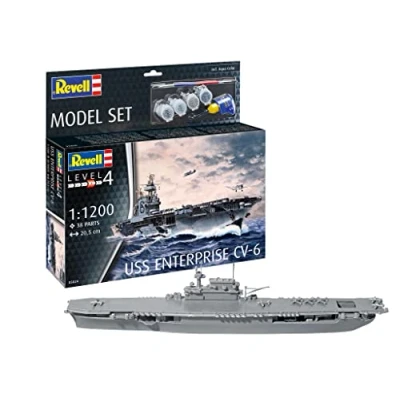 Imagen de Revell Maqueta Model Set USS Enterprise CV 6