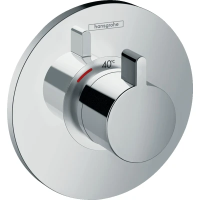 Imagen de Hansgrohe 15756000 Ecostat S Termostato empotrado de gran caudal, Cromo