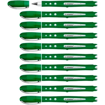 Imagen de STABILO Roller worker + colorful Caja con 10 unidades Color verde