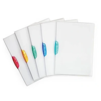 Imagen de Durable 226000 Carpeta con clip Swingclip, hecho de PP, hasta 30 hojas A4, surtido, paquete 25