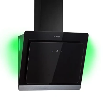 Imagen de Klarstein Campana Extractora Decorativa 60 cm con Luces LED, Extractor Cocina Flujo Aire 563m3/h, Campanas Extractoras Acero, Extractores para Filtros Anti Grasa Bajo Consumo