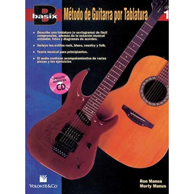Imagen de BASIX METODO GUITARRA 1 + CD: Por Tablatura: Vol.