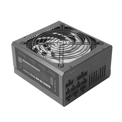 Imagen de Tacens RADIX VII AG 800, Fuente Alimentación Full Modular 800W ATX, 10 Años Garantía, 80Plus Silver, +87% Eficiencia, Ventilador 140mm FDB con Tecnología AI RPM, Condensadores Japoneses 105º, Negro