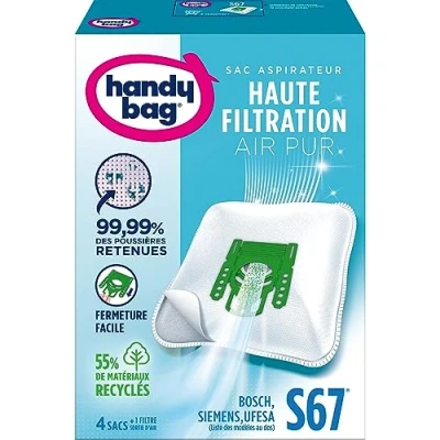 Imagen de Handy Bag S67 Bolsa para aspirador Bosch Sphera Siemens Dino