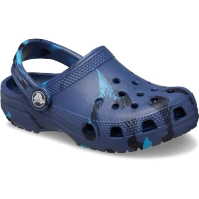 Imagen de Crocs Classic Clog T, Zuecos Unisex niños, Multicolor (Marbled Navy Multi), 19/20 EU