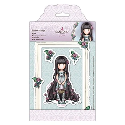 Imagen de Santoro Gorjuss Almohadilla para decoupage, Caucho, Multicolor, 23.7 x 13.5 0.9 cm