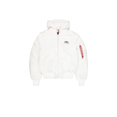Imagen de Alpha Industries MA1 ZH BACK Print Chaquetas bomber, Hombre, Talla: 3XL, White/black