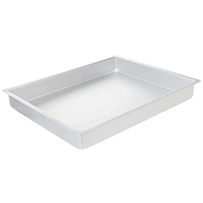 Imagen de PME Oblongo Molde para Pastel de Aluminio, Plateado, 12 x 16 2 Pulgadas
