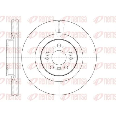 Imagen de REMSA 61030.10 Disco de freno Eje delantero 350, 350 32 5 ventilado MERCEDES BENZ: Clase ML, R, GL
