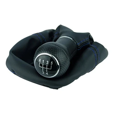 Imagen de L &amp; P Car Design L&amp;P A252 12 Funda para palanca de cambios (5 marchas, 23 mm, compatible con VW Golf 4 IV, plug play, repuesto 1J0711113)