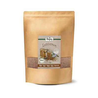 Imagen de Biojoy Semillas de lino BÍO (1,5 kg), marrones y enteras, naturales, sin aditivos