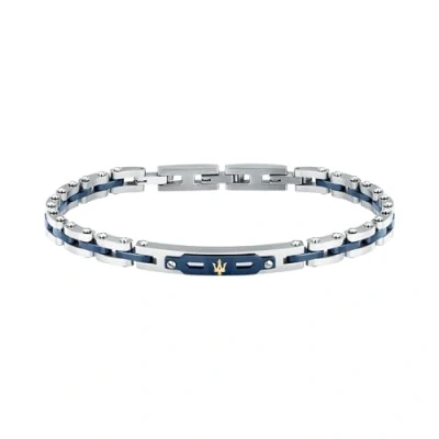 Imagen de Maserati Pulsera Hombre en Acero, Oro 18k, Cerámica, Colección CERAMIC GOLD JM424AXU10