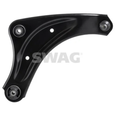 Imagen de SWAG 82 94 8159 Barra oscilante, suspensión de ruedas con apoyo Eje delantero, derecha, debajo Brazo oscilante transversal Acero NISSAN: Juke, Leaf I