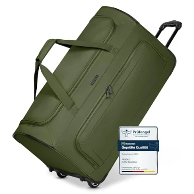 Imagen de Artículos comunes Duffle Essentials, verde oliva, L (71 cm), Bolsa de viaje con ruedas