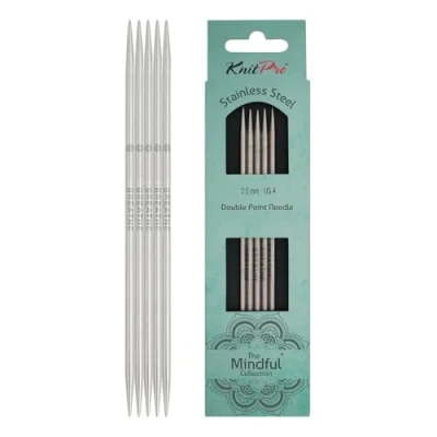 Imagen de KnitPro Agujas de doble punta Mindful (15 cm 3,50 mm) 1 juego