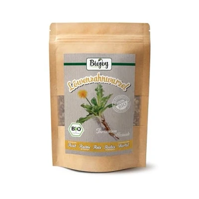 Imagen de Biojoy Raíz de Diente León Orgánica (250 g), seca y cortada, para Té e Infusión (Taraxacum officinale)