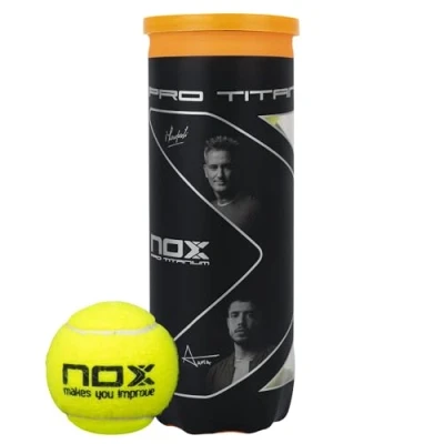 Imagen de NOX Bote de 3 Pelotas pádel Pro Titanium