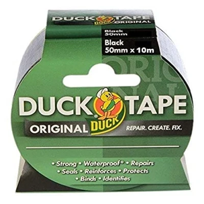 Imagen de Cinta americana Duck, negro, 260111 0 wattsW, voltsV