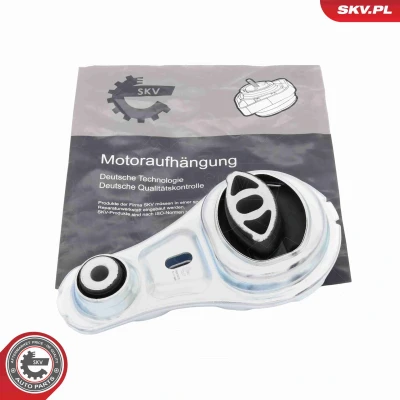 Imagen de ESEN SKV 75SKV275 Soporte de motor posterior Rodamiento caucho metal Aluminio 200mm 80mm RENAULT: MASTER 3 Kasten, Bus,