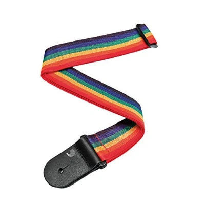 Imagen de D&#039;Addario Accessories Guitar Strap Electric Strap, Acoustic &amp; Bass Polypropylene Rainbow