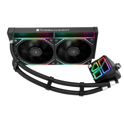 Imagen de Thermalright Frozen Infinity 240 BLACK Ventilador de CPU doble PWM con 2000 rpm, para AM4/AM5 e Intel LGA115X/2011/1700/1851, Mirror